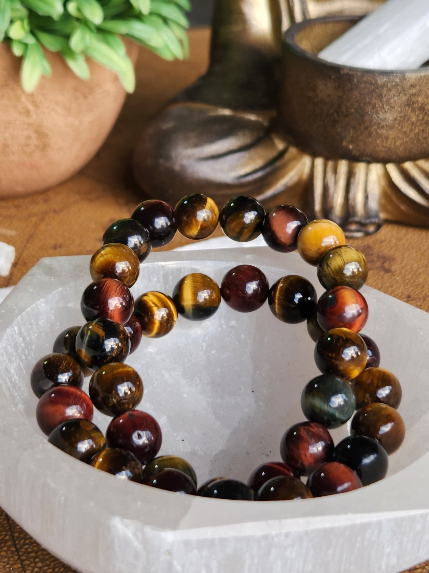 Tiger's Eye Bracelet 12MM