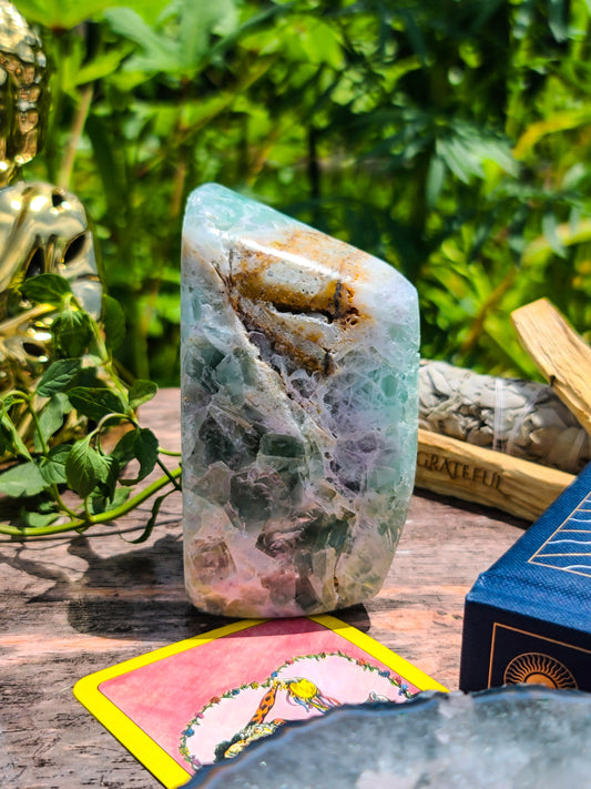 Natural Fluorite Point